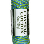 Green blue skein of yarn