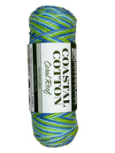 Green blue skein of yarn