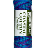 teal blue purple skein of yarn 