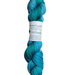 Blackbird Sycamore Fingering Mini Skein Yarn Color blue green 