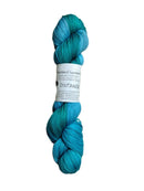 Blackbird Sycamore Fingering Mini Skein Yarn Color blue green 