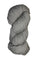 A skein of Berroco Vintage Wool Yarn in the color light dove grey
