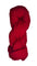 A skein of Berroco Vintage Wool Yarn in the color red