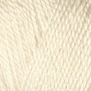 up close skein of lanas light yarn color white