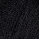 up close skein of lanas light yarn color black