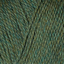 up close skein of lanas light yarn color green brown