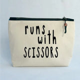 Pretty Clever Words - Canvas Zipped Bags