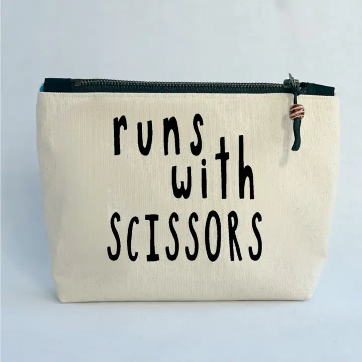 Pretty Clever Words - Canvas Zipped Bags