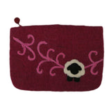 Fuchsia Sheep Swirl Bag