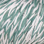 ball of berroco bestie yarn color teal and white
