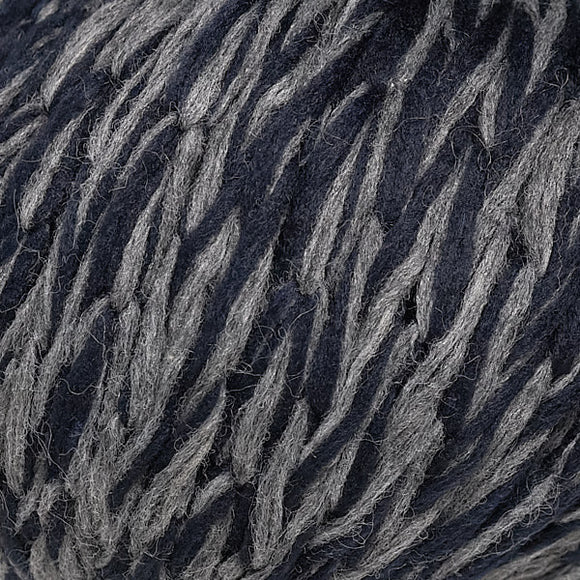 ball of berroco bestie yarn color grey and black