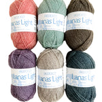 Lanas Light mini pack  of yarn in  spring like colors