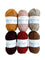 Lanas Light mini pack of yarn in fall like colors