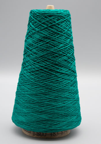 Lunatic Fringe Yarns 10/2 Mercerized Cotton Tubular Spectrum 8 oz cone color teal