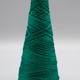 Lunatic Fringe Yarns 3/2 Tubular Spectrum Cones 1.5 oz color green teal