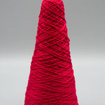 Lunatic Fringe Yarns 3/2 Tubular Spectrum Cones 1.5 oz color red