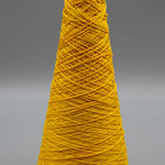 Lunatic Fringe Yarns 3/2 Tubular Spectrum Cones 1.5 oz color yellow