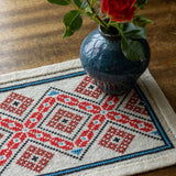 Balkan Diamond  - Small cross stitch kit from Avlea Folk Embroidery