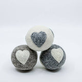 Fibres of Life - Wool & Felt - Felt Dryer Ball - Heart