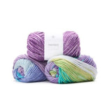 Multicolored Balls of Universal Yarn Maman Acrylic Yarn