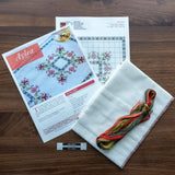 Anthea - Cross stitch kit from Avlea Folk Embroidery