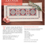 Despina's Anemone  - Cross stitch kit from Avlea Folk Embroidery