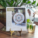 Thessaly Floral - Embroidery hoop kit from Avlea Folk Embroidery