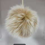 Fur Pompoms Small by Schildkraut color tan