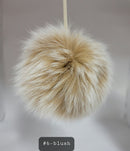 Fur Pompoms Small by Schildkraut color tan