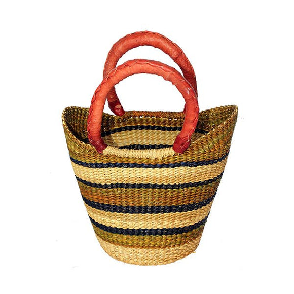 African Bolga Baskets: Mini Tote