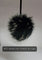 Fur Pompoms Small by Schildkraut color black and white