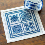 Mediterranean Sampler - Cross stitch kit from Avlea Folk Embroidery