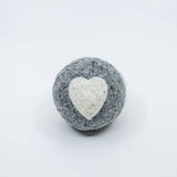 Fibres of Life - Wool & Felt - Felt Dryer Ball - Heart