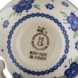 Bleu-belle Fleur Polish Pottery Yarn Bowl from Polmedia
