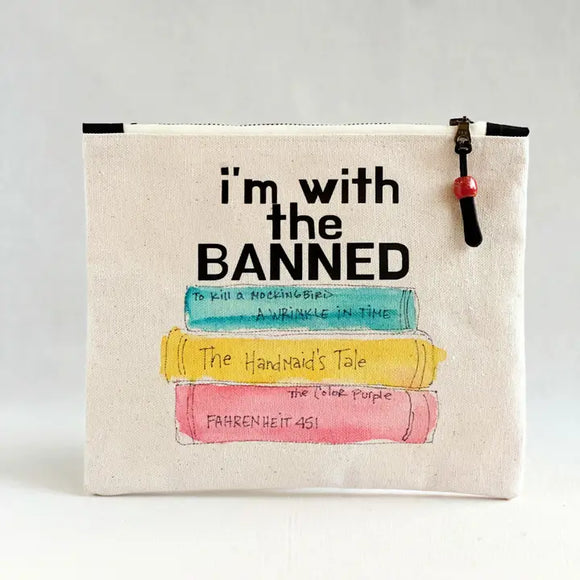 Pretty Clever Words - Canvas Zipped Bags