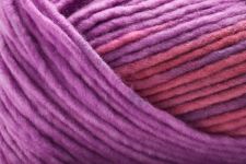Detailed image of Universal Yarn Maman Acrylic Yarn in the colors  purple red