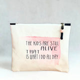 Pretty Clever Words - Canvas Zipped Bags