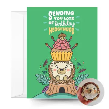 Greeting Card with Crochet Pattern by The Kindness Company