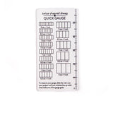 Twice Sheared Sheep: Quick Row Gauge Ruler