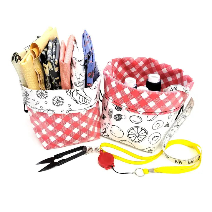 Splash Fabric Reversible Project Tub