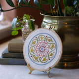 Arcadian Rose - Embroidery hoop kit from Avlea Folk Embroidery