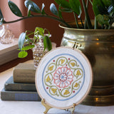 Arcadian Rose - Embroidery hoop kit from Avlea Folk Embroidery