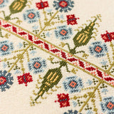 Delphian Cornflower - Cross stitch kit from Avlea Folk Embroidery