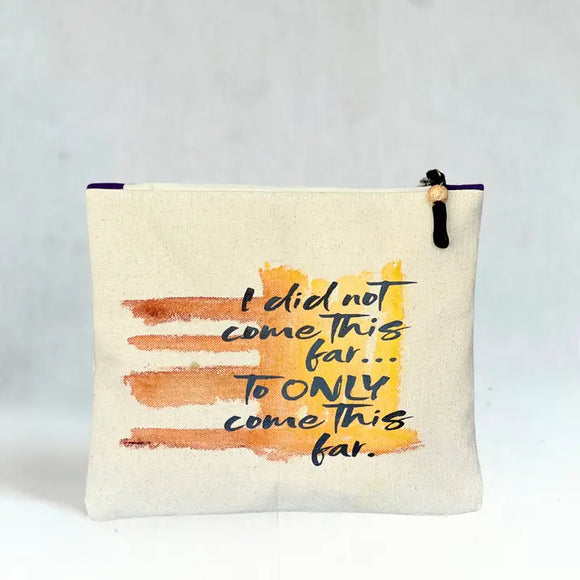 Pretty Clever Words - Canvas Zipped Bags