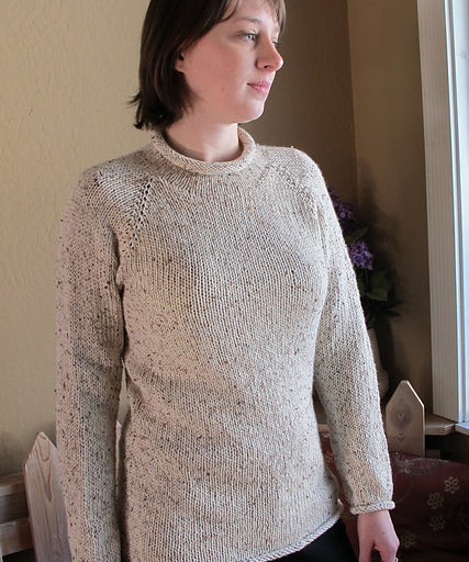 Neckdown Pullover for Women (new) by Knitting Pure & Simple