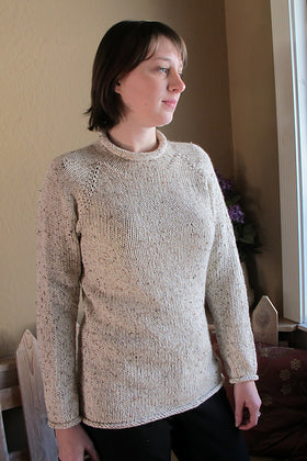 Neckdown Pullover for Women (new) by Knitting Pure & Simple