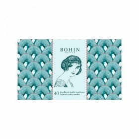 Bohin Sewing Needle Book 40pc Blue Solange