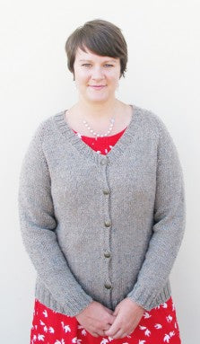 Plus Size Neck Down Cardigan for Women by Knitting Pure & Simple