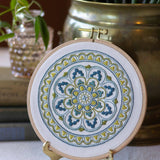 Myra Medallion - Embroidery hoop kit from Avlea Folk Embroidery