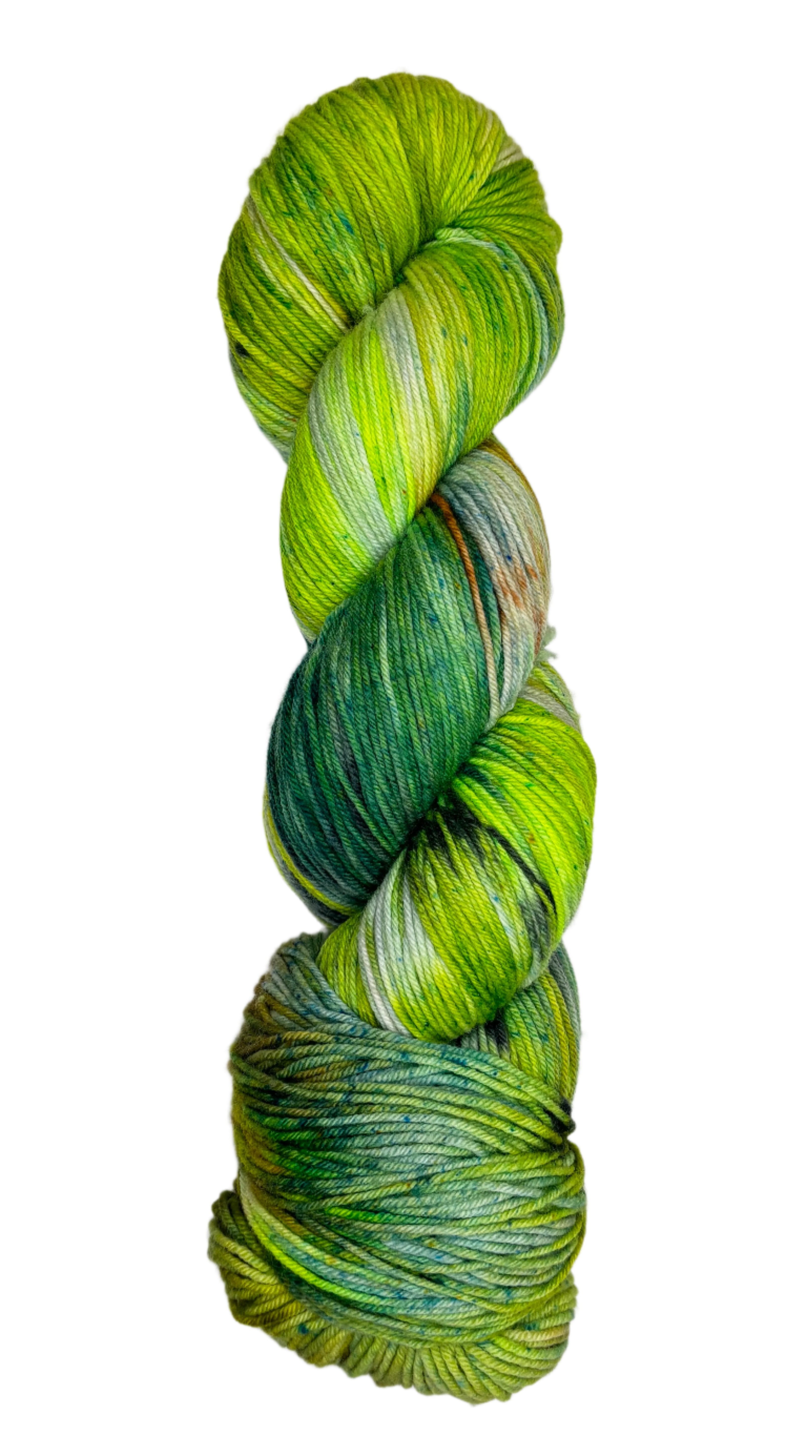 multi-colored skein of yarn 